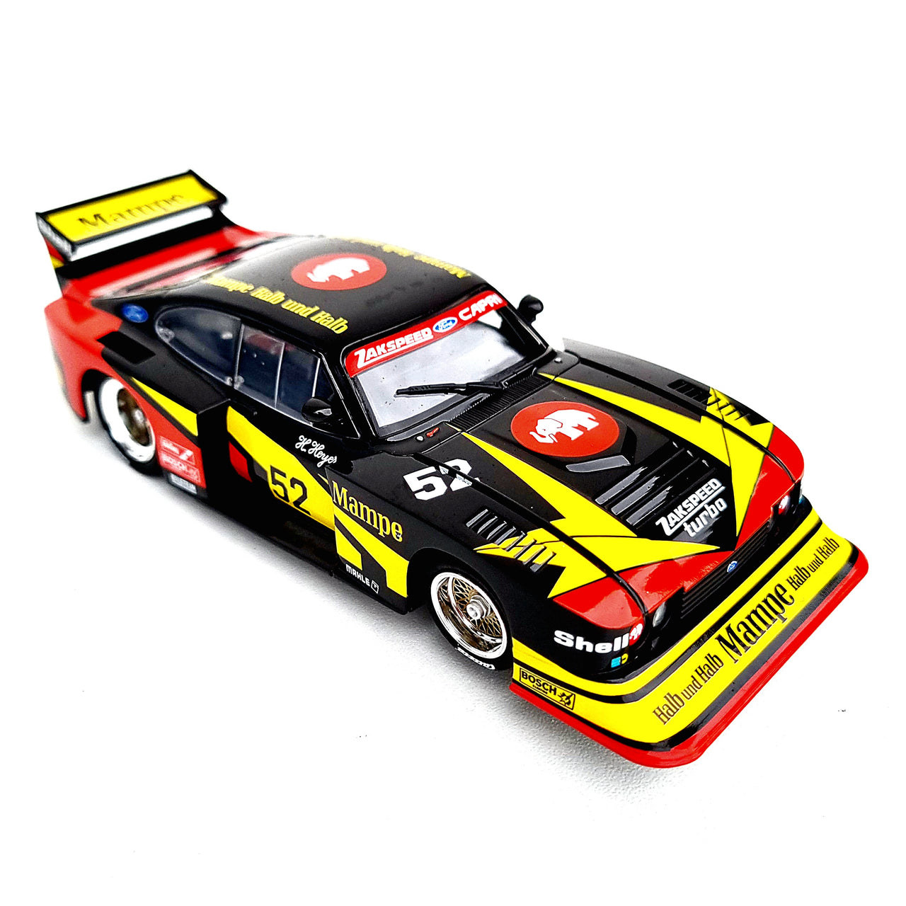 Carrera Digital 132 Auto Ford Capri 30954 Zakspeed Turbo "Mampe" No.52 - Rennbahnstore.de