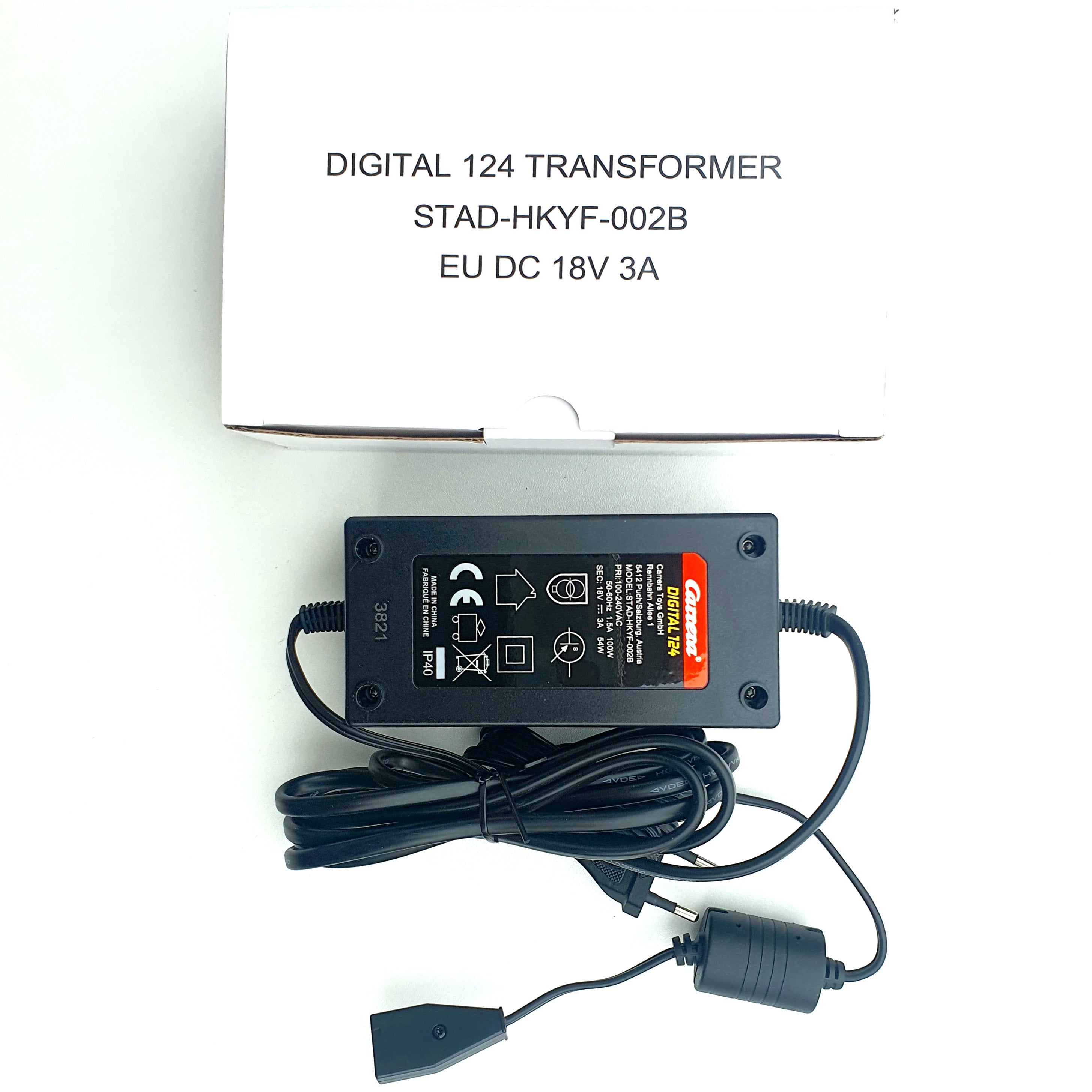 Carrera Digital 124 - Trafo Transformator 20768 Netzteil 18V - 3A