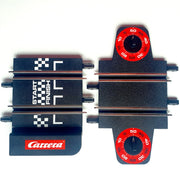 Carrera GO!!! / GO!!! Plus Anschlussschiene Neu im Set mit Rundenzähler - Rennbahnstore.de